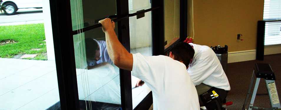 commercial sliding glass door repair
