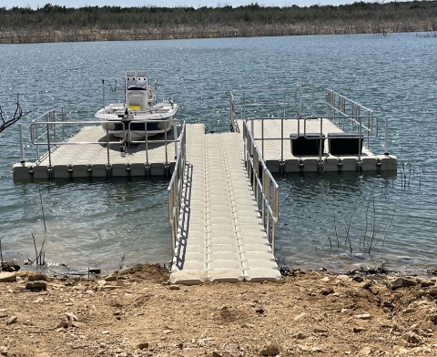 plastic floating dock 